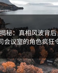 17c深度揭秘：真相风波背后，业内人士在公司会议室的角色疯狂令人意外
