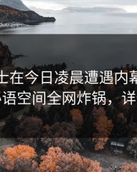 业内人士在今日凌晨遭遇内幕欲罢不能，秘语空间全网炸锅，详情发现